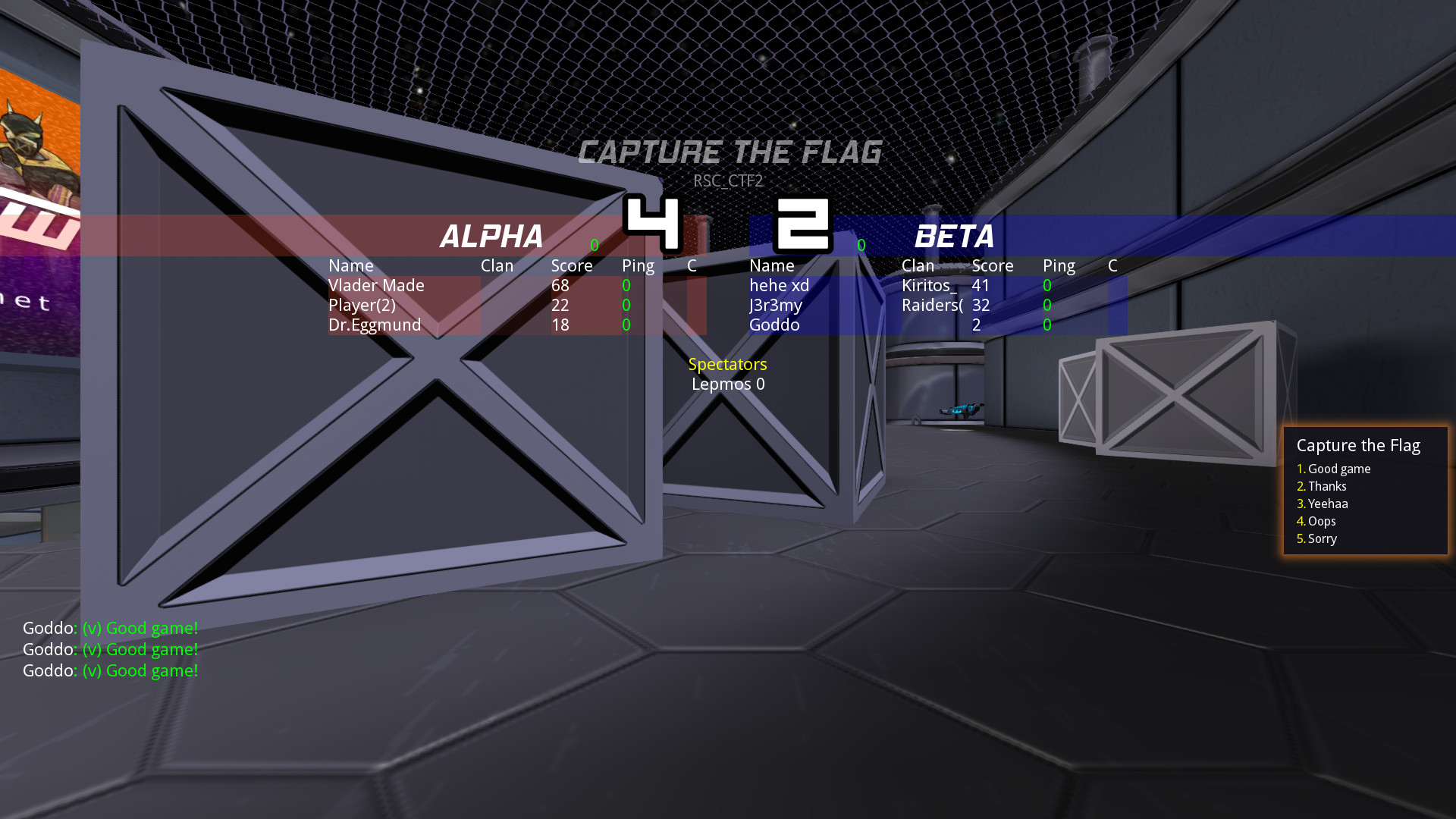 RSC CTF Results 22-08-2016